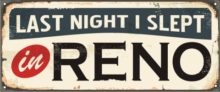 Reno vintage sign